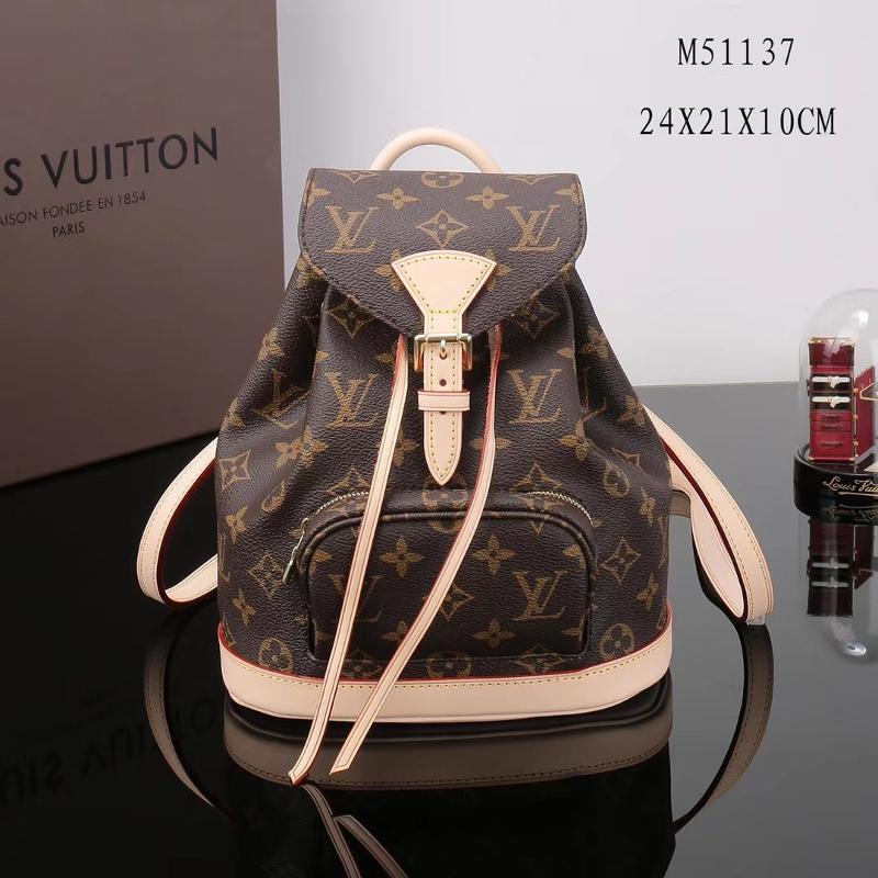 LV Backpacks and Travel Bags M51137 Small Old Flower